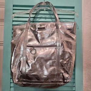 Silver Tote Bag
